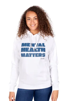 Women's Mental Health Matters Hoodie - White