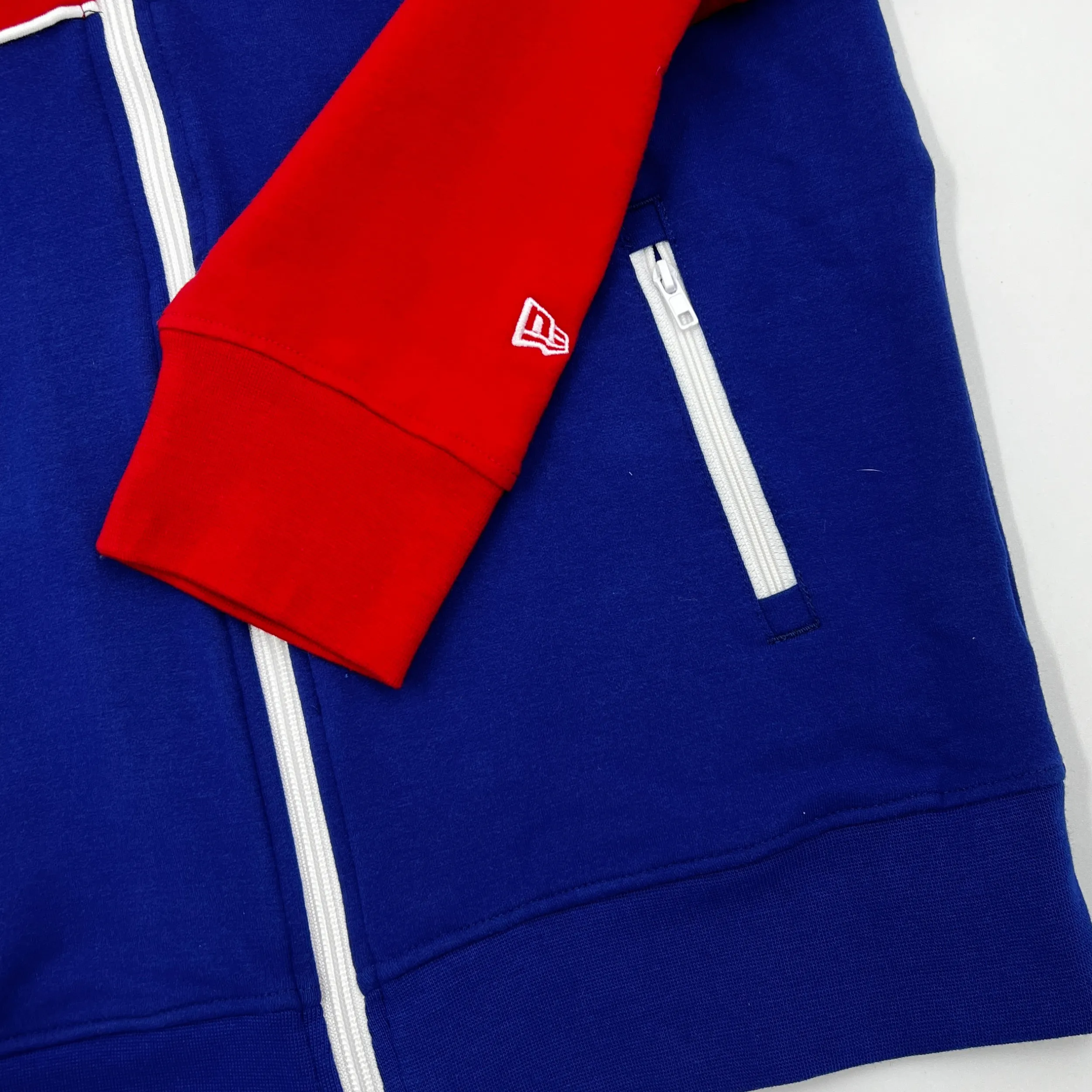 Women's New Era Buffalo Bills Colorblock Zip-Up