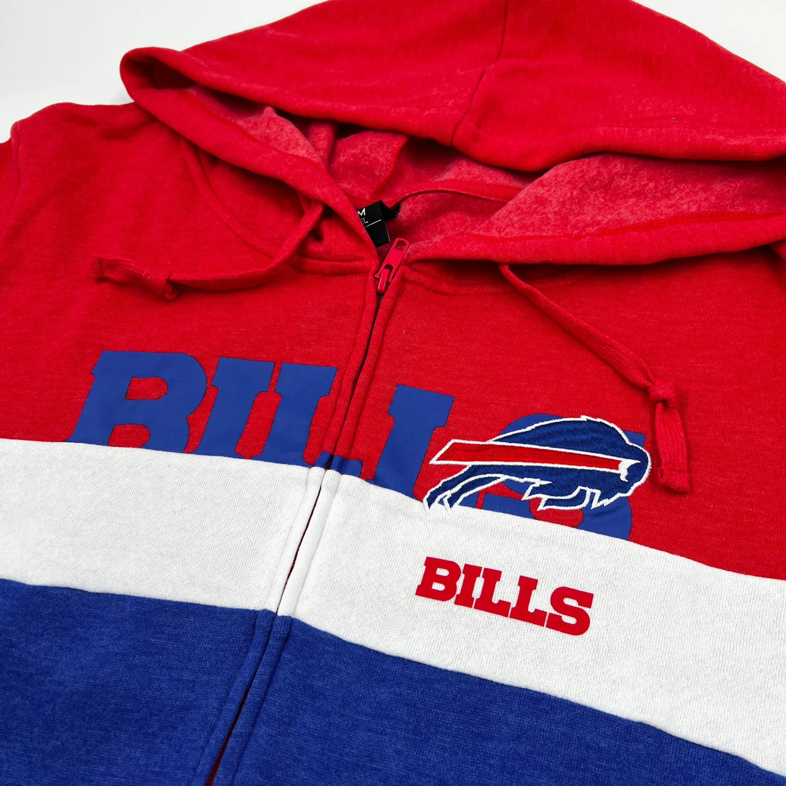 Women's Plus New Era Bills Colorblock Full Zip Hoodie