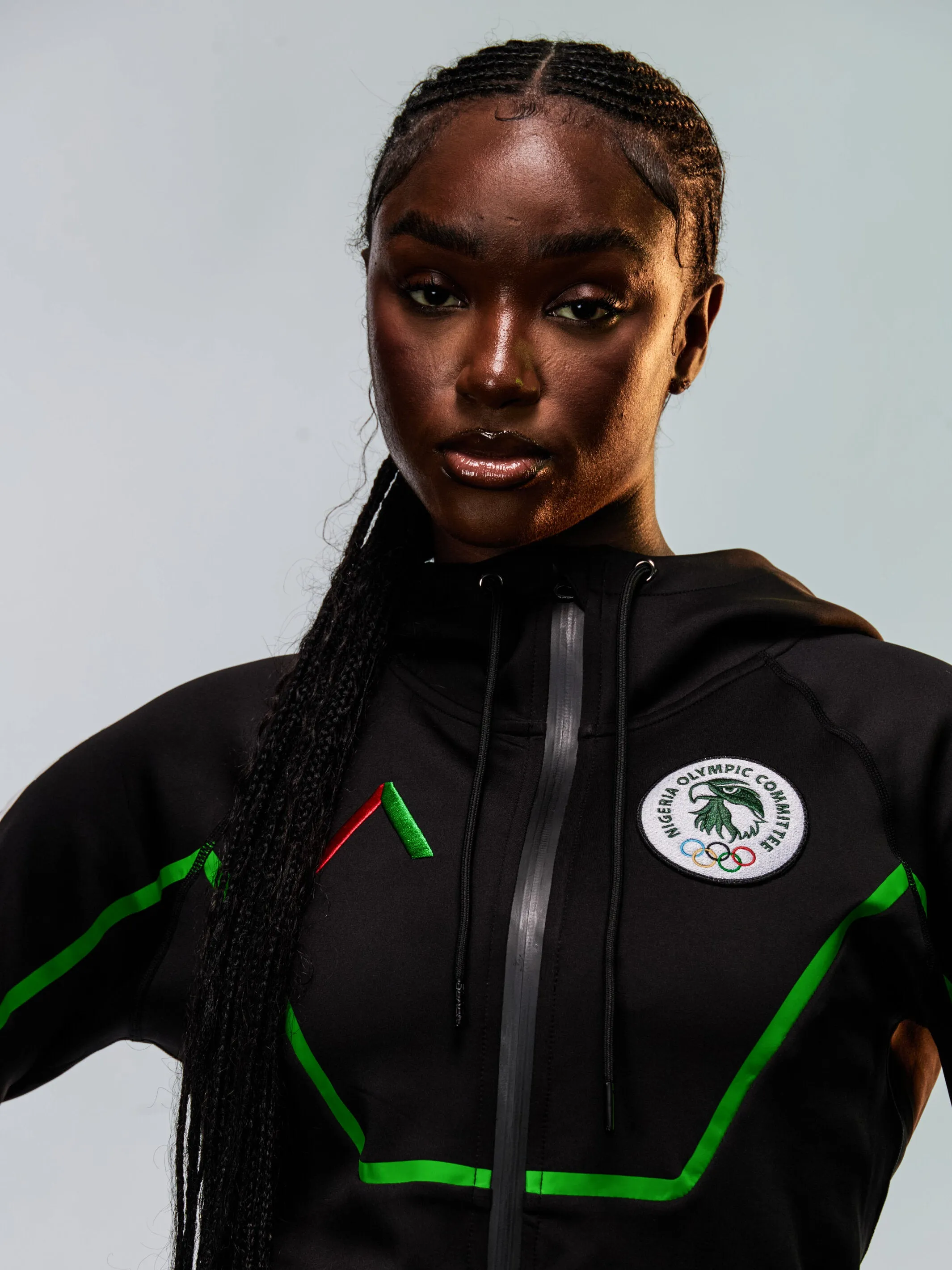 Women's Team Nigeria Zipper Hoodie