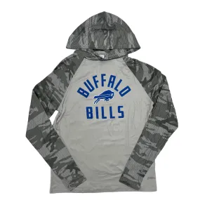 Zubaz Buffalo Bills Gray Camo Lightweight Hoodie